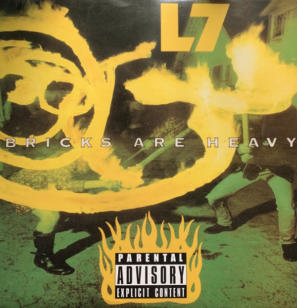 L 7 - Bricks Are Heavy (US Ltd.Reissue Green Vinyl LP/NEW)