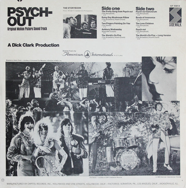 O.S.T (サントラ)  - PSYCH-OUT (EU Unofficial Reissue LP/New)