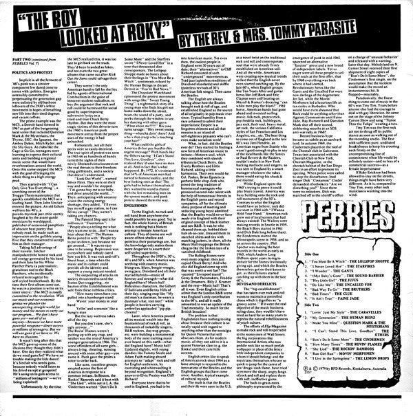 V.A.  (60's ガレージパンク名作シリーズコンピ) - Pebbles Vol.8 (US Ltd.Reissue LP/New)