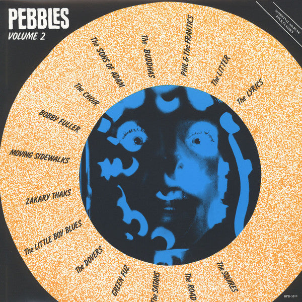 V.A. (60's ガレージパンク名作シリーズコンピ ) - Pebbles Vol.2 (US Ltd.Reissue Color Vinyl LP/New)