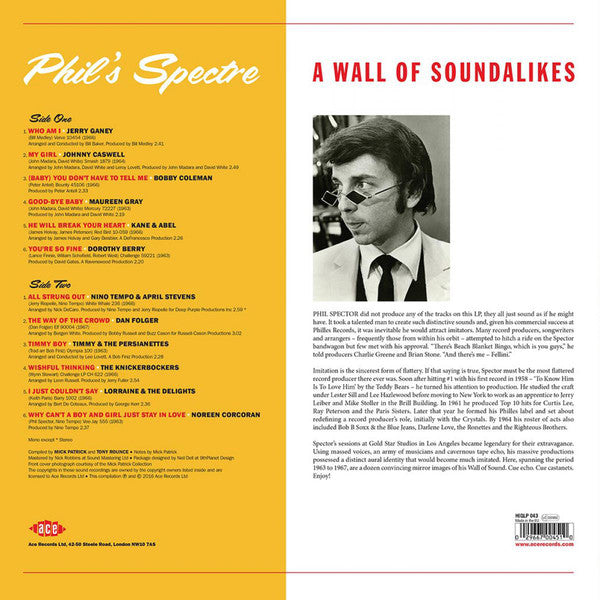 V.A. - PHIL'S SPECTRE: A WALL OF SOUNDALIKES (EU Ltd.180g RED Vinyl LP/New)