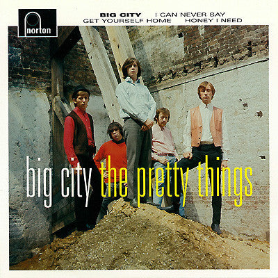 PRETTY THINGS (プリティ・シングス)  - Big City +3 (US 限定再発4曲入り 7"EP/New)