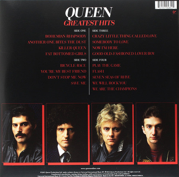 QUEEN (クイーン)  - Greatest Hits (EU 限定復刻再発「ハーフスピード・マスター」180g 2xLP/New)