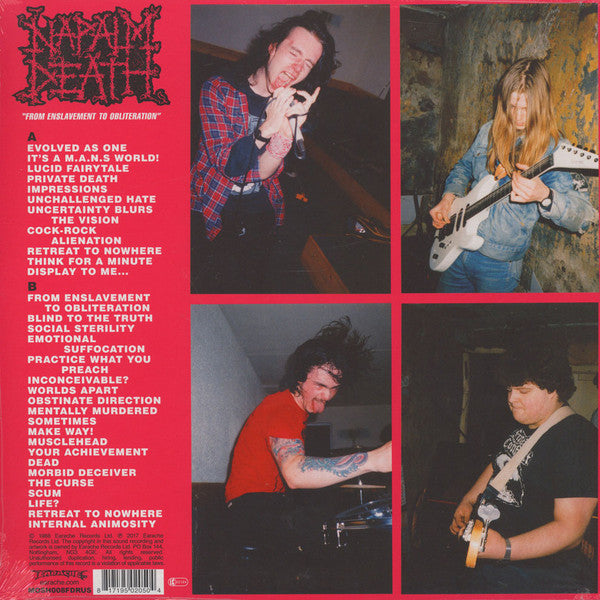 NAPALM DEATH (ナパーム・デス) - From Enslavement To Obliteration (UK 限定再発 LP/ New)