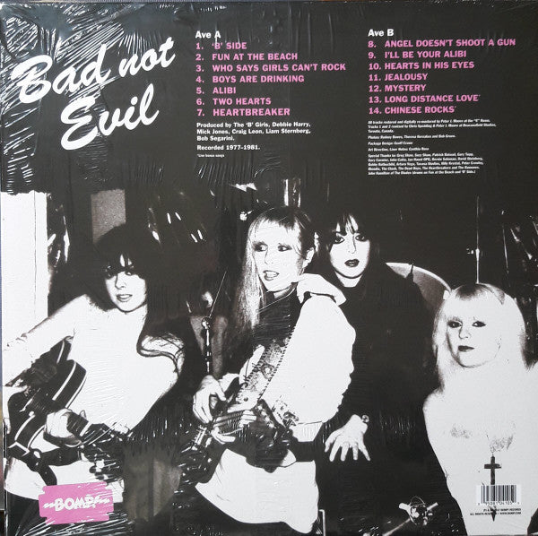 'B' GIRLS, THE (ザ・'ビー' ガールズ) - Bad Not Evil LP (US 限定カラーヴァイナル LP/New)
