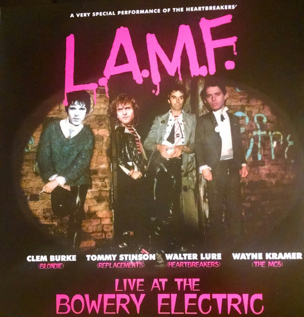 LURE, BURKE, STINSON & KRAMER (ルア、バーク、スティンソン & クレイマー) - L.A.M.F. Live at the Bowery Electric (UK 2017 RSD Black Friday 950 Ltd. Blue Vinyl LP / New)