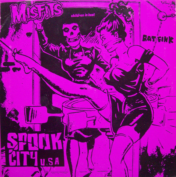 MISFITS (ミスフィッツ) - Spook City U.S.A. (US Unofficial Black Vinyl 7" / New)