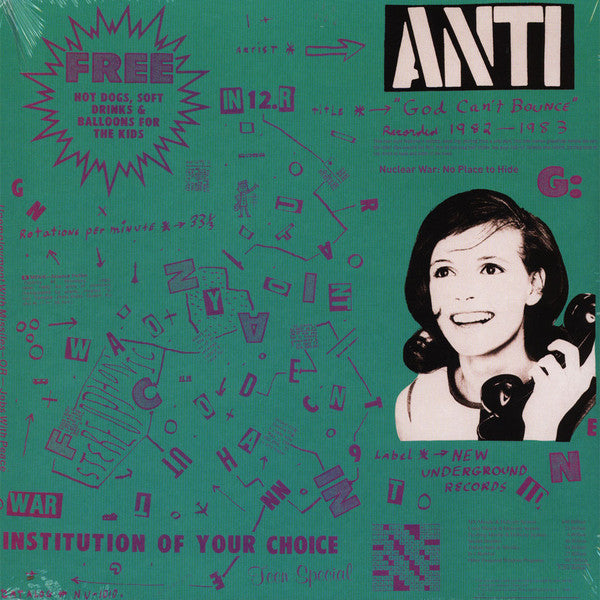 ANTI (アンチ) - God Can't Bounce (Italy Ltd.Reissue LP / New)