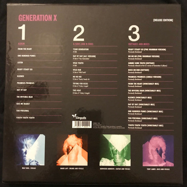 GENERATION X (ジェネレーション X) - Deluxe Edition (EU/US Limited 3xLP Box/ New)