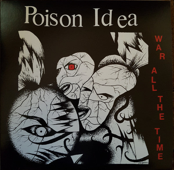 POISON IDEA (ポイズン・アイデア) - War All The Time (US Reissue Red Vinyl LP / New)