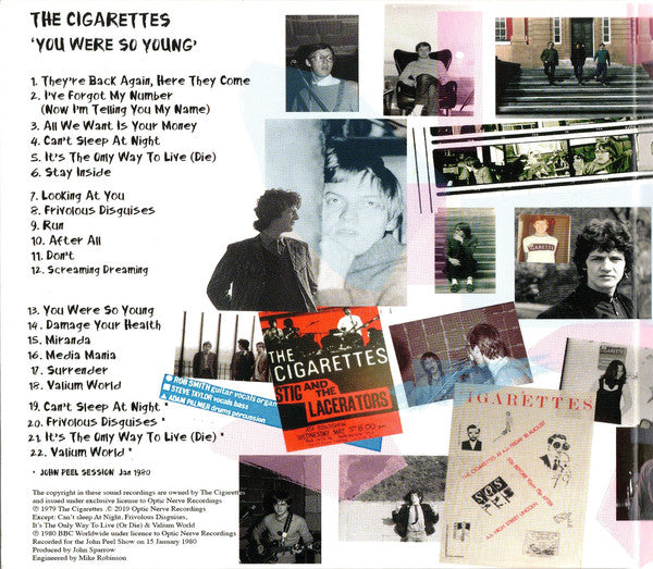 CIGARETTES, THE  (ザ・シガレッツ) - You Were So Young (UK 限定デジパック CD / New)
