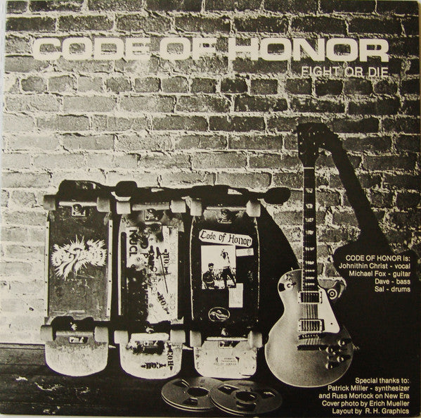 CODE OF HONOR / SICK PLEASURE (コード・オブ・アナー / シック・プレジャー) - Fight Or Die / Dolls Under Control (Italy Reissue LP / New)