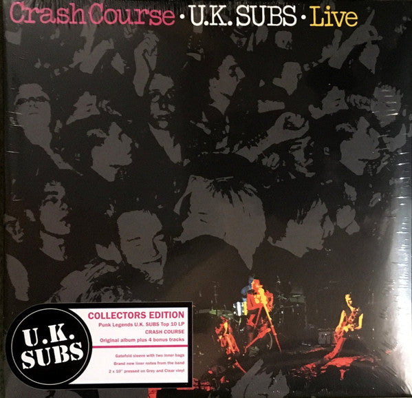 U.K. SUBS (U.K. サブス) - Crash Course (EU 限定再発グレイ＆クリアヴァイナル 2x10"/ New)