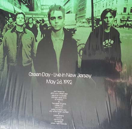 GREEN DAY (グリーン・デイ) - Live In New Jersey 1992 (EU 限定再発ホワイトヴァイナル 180g LP/ New)