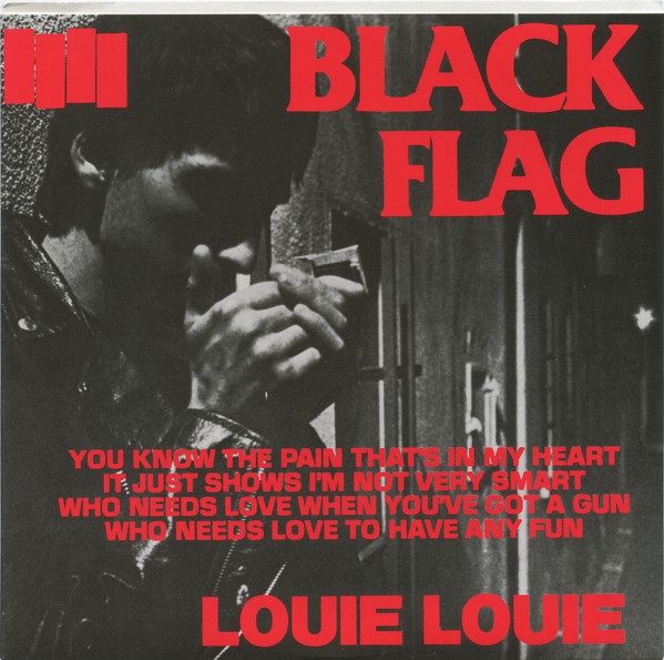BLACK FLAG (ブラック・フラッグ) - Louie Louie (US Ltd.Reissue 7" +PS/ 廃盤 New)