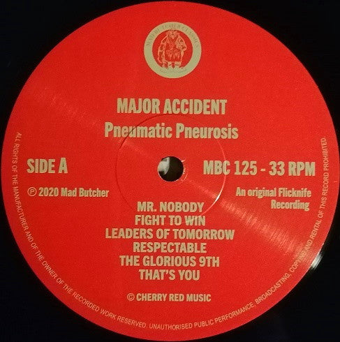 MAJOR ACCIDENT (メジャー・アクシデント) - Pneumatic Pneurosis (German 限定プレス再発 LP/ New)