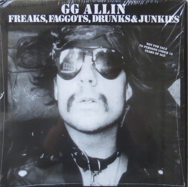 GG ALLIN (GGアリン) - Freaks, Faggots, Drunks & Junkies (US 限定プレス再発 LP / New)