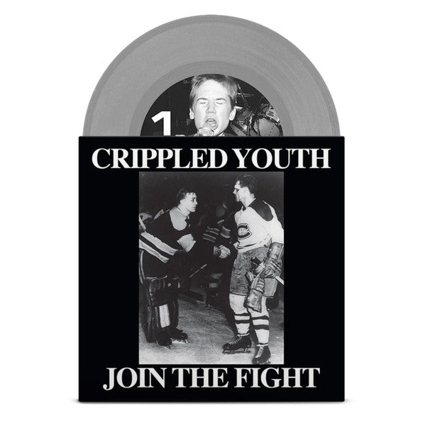 CRIPPLED YOUTH (クリップルド・ユース) - Join The Fight (US Ltd.Reissue Silver Vinyl 7"+Booklet / New)