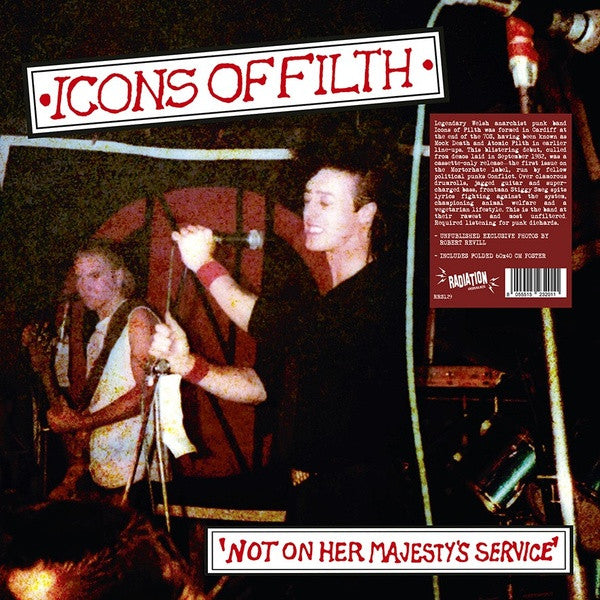ICONS OF FILTH (アイコンズ・オブ・フィルス)  - Not On Her Majesty's Service (Italy 限定再発 LP/ New)