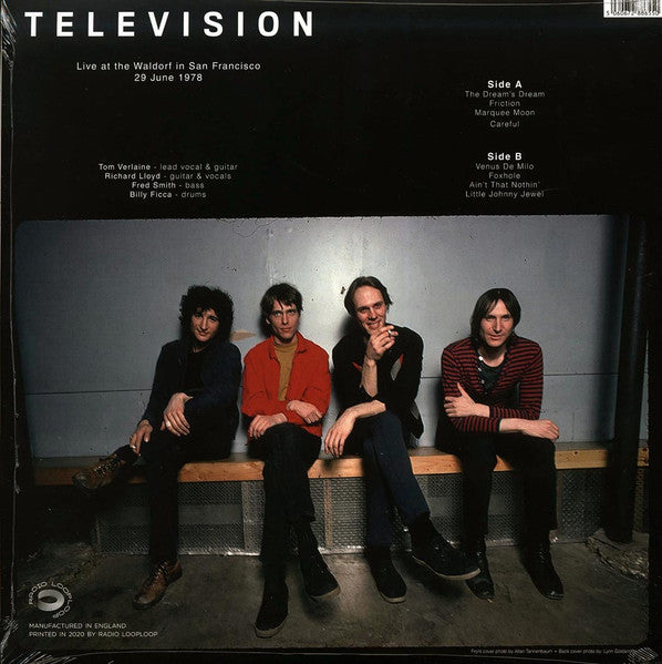 TELEVISION (テレヴィジョン) - Live at the Waldorf in San Francisco, 29th June, 1978 (UK 限定再発 LP / New)