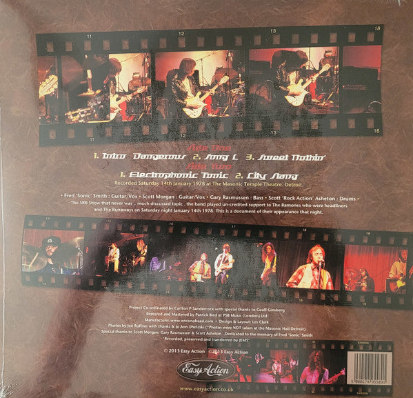 SONIC'S RENDEZVOUS BAND (ソニックス・ランデブーズ・バンド) - Detroit (UK 500 Ltd.Red Vinyl 10"/ New)