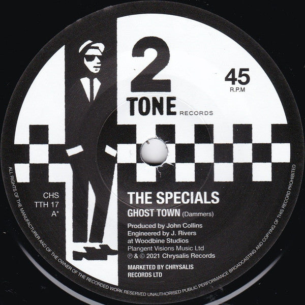 SPECIALS, THE (ザ・スペシャルズ) - Ghost Town  (UK 限定40周年記念再発 7"/ New)