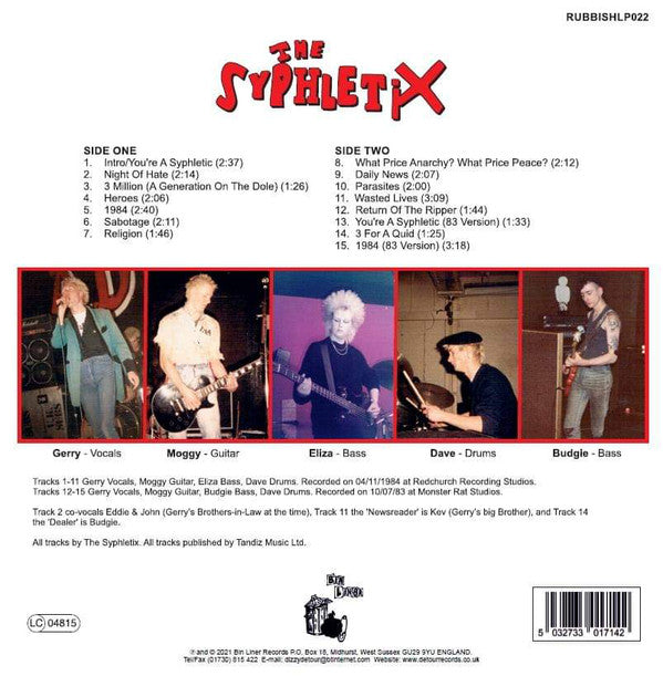 SYPHLETIX, THE (ザ・スィフィレティックス) - It's Time To See Who's Ripped Off Who! (UK 250 Ltd. LP+CD/ New)