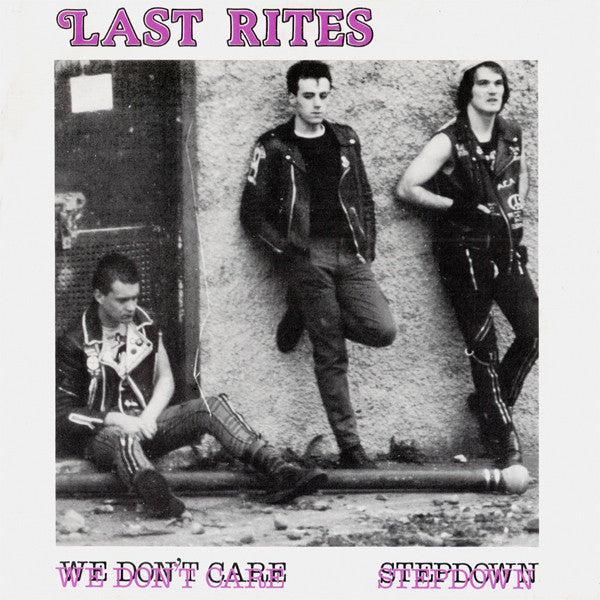 LAST RITES (ラスト・ライツ) - We Don't Care (German 100枚限定再発パープルヴァイナル  7"/ New)