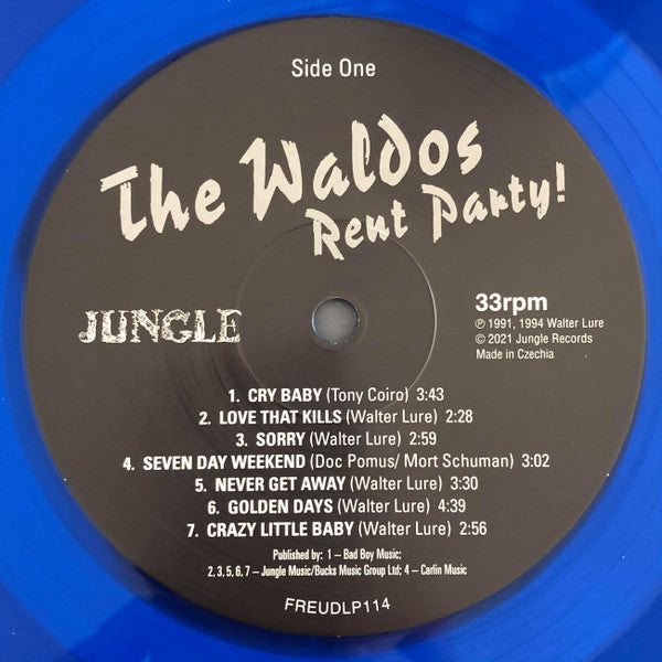 WALDOS, THE (ザ・ウォルドス) - Rent Party! (UK RSD Drops 2021 Ltd.Blue Vinyl LP / New)