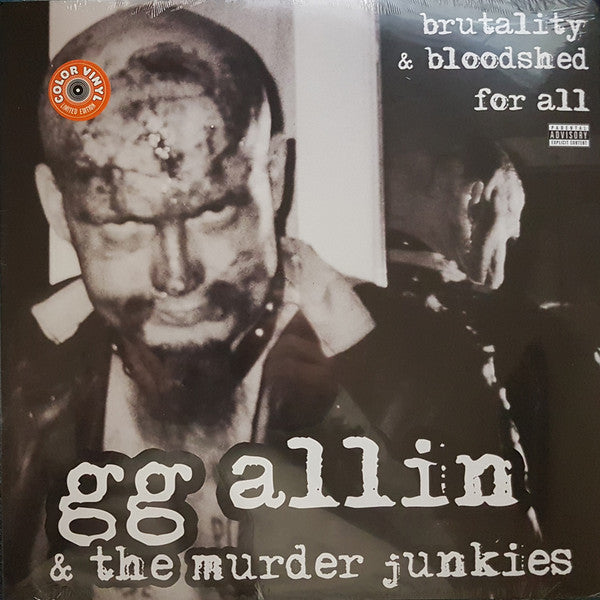 GG ALLIN & THE MURDER JUNKIES (GG アリン & ザ・マーダー・ジャンキーズ) - Brutality & Bloodshed For All (US Ltd.Reissue Blue Vinyl LP / New)