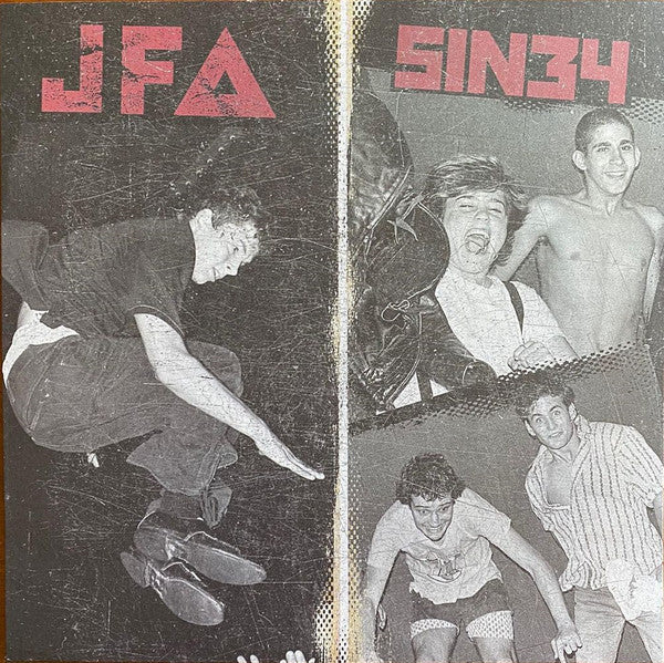 JFA / SIN 34 (ジョディ・フォスターズ・アーミー / シン 34) - Split (US 1,000 Ltd.Reissue Blue Vinyl 7" / New)