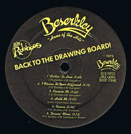 RUBINOOS, THE (ザ・ルビナーズ)  - Back To The Drawing Board (EU 限定リプロ再発 LP「廃盤 New」残少！)