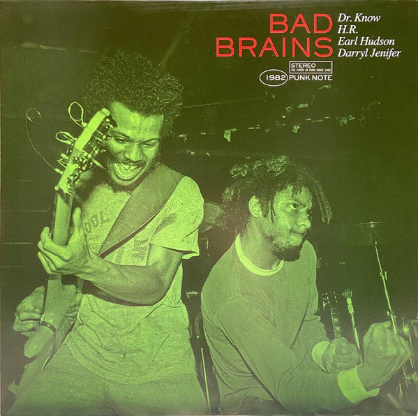 BAD BRAINS (バッド・ブレインズ) - S.T. [1st]- Punk Note Edition (US 限定再発 「ブラックヴァイナル」LP / New