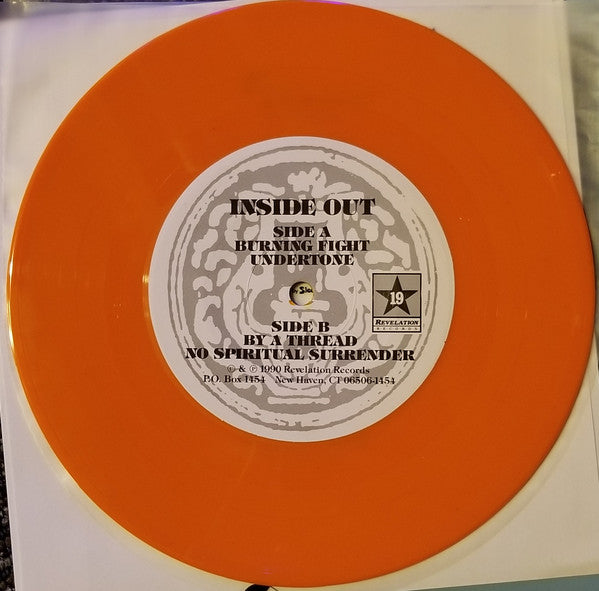 INSIDE OUT (インサイド・アウト) - No Spiritual Surrender (US Ltd.Reissue Orange Vinyl 7" / New)