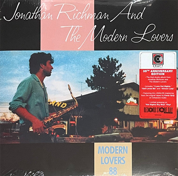 JONATHAN RICHMAN & The Modern Lovers (ジョナサン・リッチマン & ザ・モダーン・ラヴァーズ) - Modern Lovers 88 (US & EU 4,000 Ltd. Reissue RSD 2022 Blue Vinyl LP/ New)