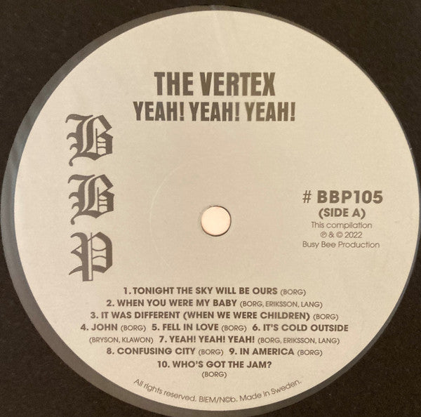 VERTEX, THE (ザ・バーテックス) - Yeah! Yeah! Yeah! (Sweden 500 Limited LP/ New)