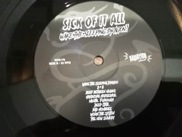 SICK OF IT ALL (シック・オブ・イット・オール) - Wake The Sleeping Dragon! (Italy 500 Ltd.Reissue LP/ New)