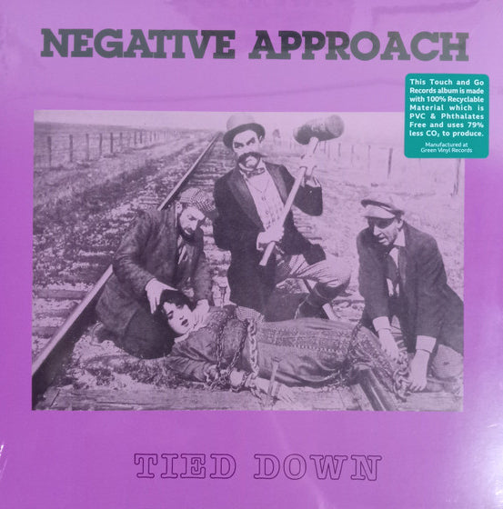 NEGATIVE APPROACH (ネガティヴ・アプローチ) - Tied Down (US 限定再発 LP/ New)