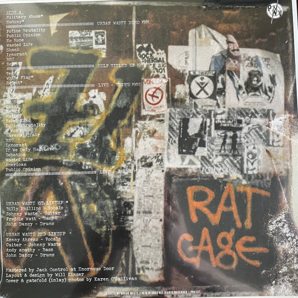 URBAN WASTE (アーバン・ウェイスト) - NYHC Document 1981 - 1983 (US Limited LP/ New)