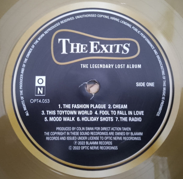 EXITS, THE (ジ・イグジット) - The Legendary Lost Album (UK 限定再発ゴールドヴァイナル LP/ New)