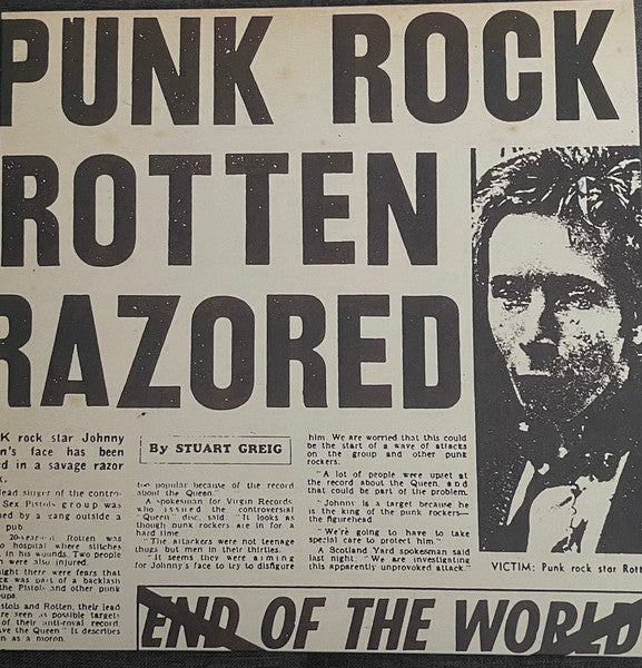 SEX PISTOLS (セックス・ピストルズ)  - Rotten Razored (EU 限定再発ホワイトヴァイナル LP/ New)