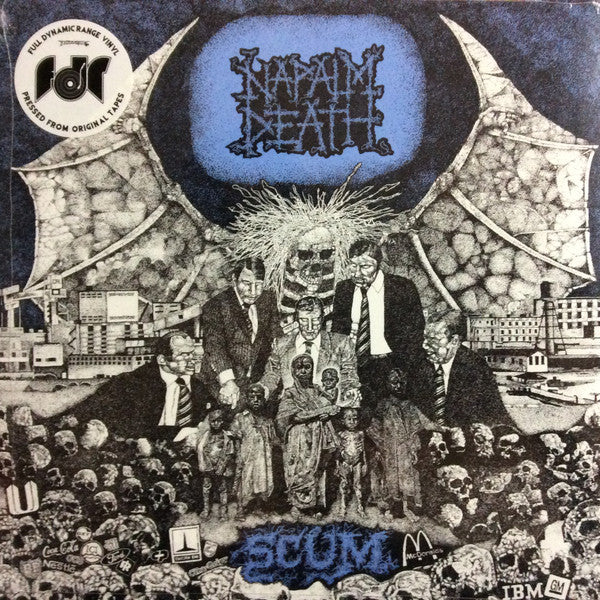 NAPALM DEATH (ナパーム・デス) - Scum (UK Ltd.Reissue LP+Blue CVR/ New)