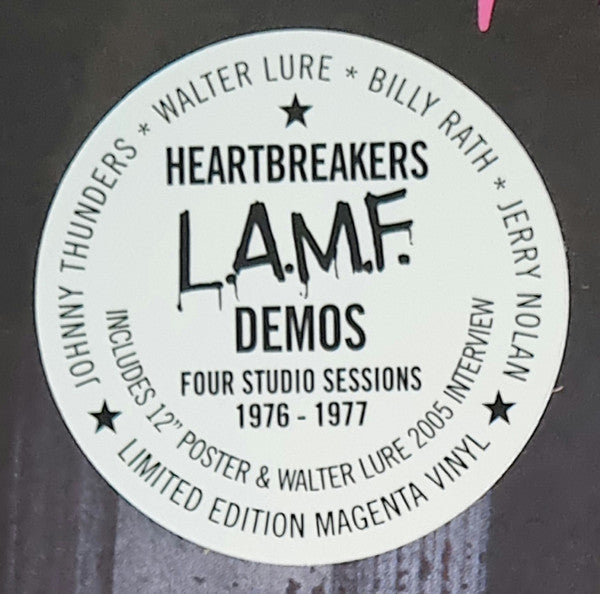 JOHNNY THUNDERS AND THE HEARTBREAKERS (ジョニー・サンダース & ザ・ハートブレイカーズ) - The L.A.M.F. Demo Sessions (EU/US 4,000枚限定 RSD Black Friday 「ピンクヴァイナル」LP/ New) 残少！