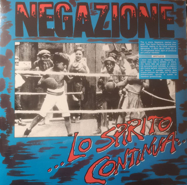 NEGAZIONE (ネガツィオーネ ) - ...Lo Spirito Continua... (Italy 限定再発 LP+Konkurrel CVR/ New)
