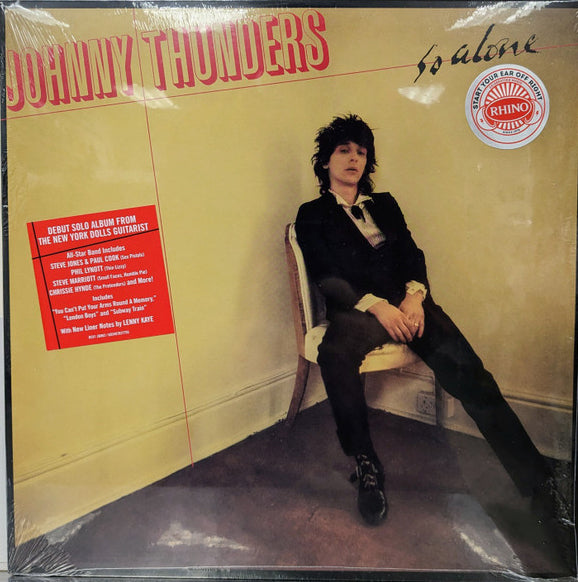 JOHNNY THUNDERS (ジョニー・サンダース) - So Alone (US/EU 45周年記念限定再発レッドヴァイナル LP/ New)