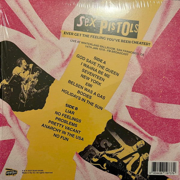 SEX PISTOLS (セックス・ピストルズ) - Ever Get The Feeling You‘ve Been Cheated? (EU 300枚限定ピンクヴァイナル LP/ New)