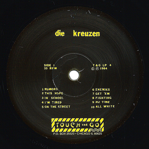 DIE KREUZEN (ディー・クロイツェン) - S.T. (US 限定プレス再発 LP/ New)