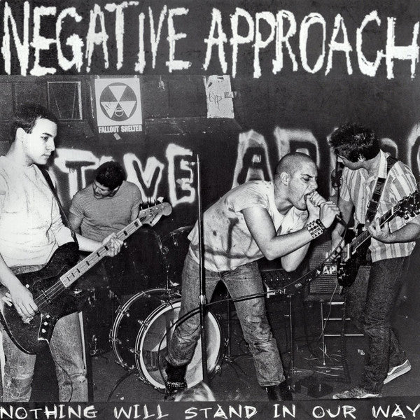 NEGATIVE APPROACH (ネガティヴ・アプローチ) - Nothing Will Stand In Our Way (US Ltd.Reissue LP/ New)