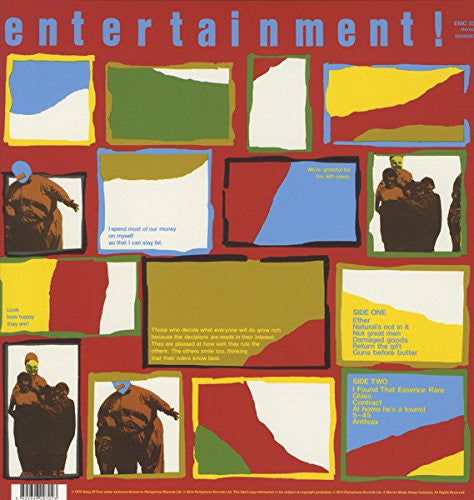 GANG OF FOUR (ギャング・オブ・フォー) - Entertainment! (EU 限定再発 LP / New)