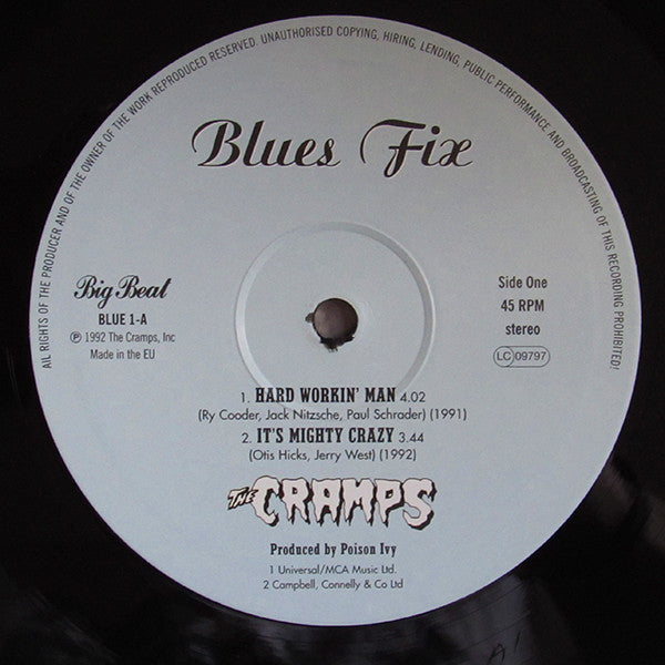 CRAMPS - Blues Fix EP (UK 限定復刻再発 10”EP/New)
